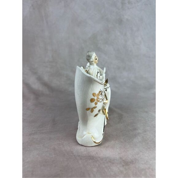 Vintage MCM 1950s High Society Lady Vase - Picture 6 of 8